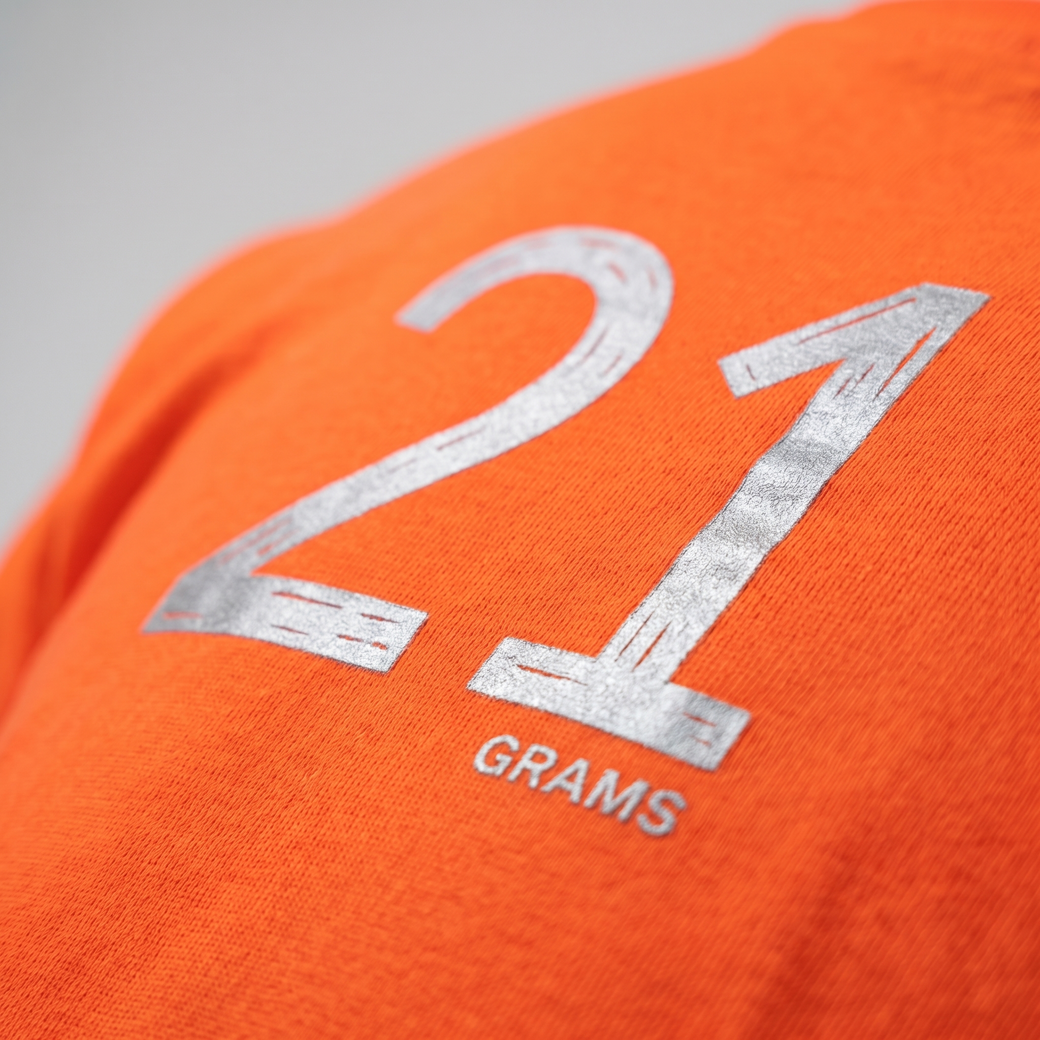 Orange Tee Detail